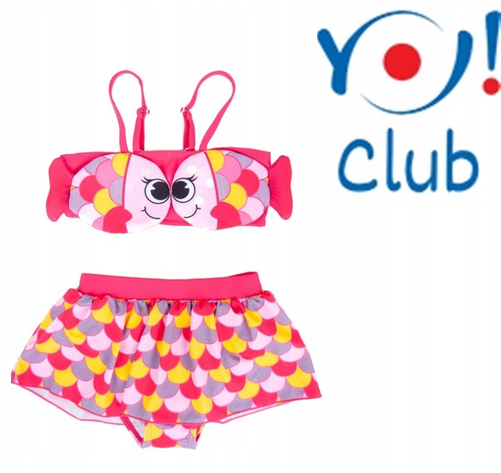 

Yo Club Strój Kąpielowy 2częściowy Rybki 128-134
