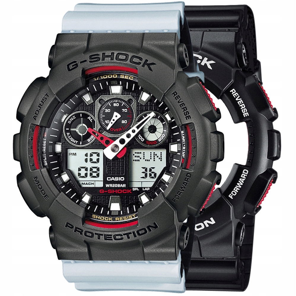 Hodinky Casio G-Shock Set GA-100-1A4ER Luneta 10467795 Řemínek 10527469 20