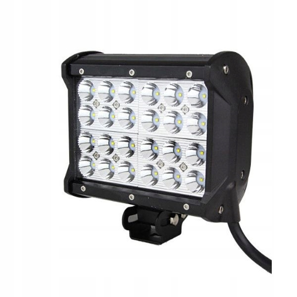 Led panelová pracovní lampa 72W 3767 lumenů 12/24V kombo pracovní světlo