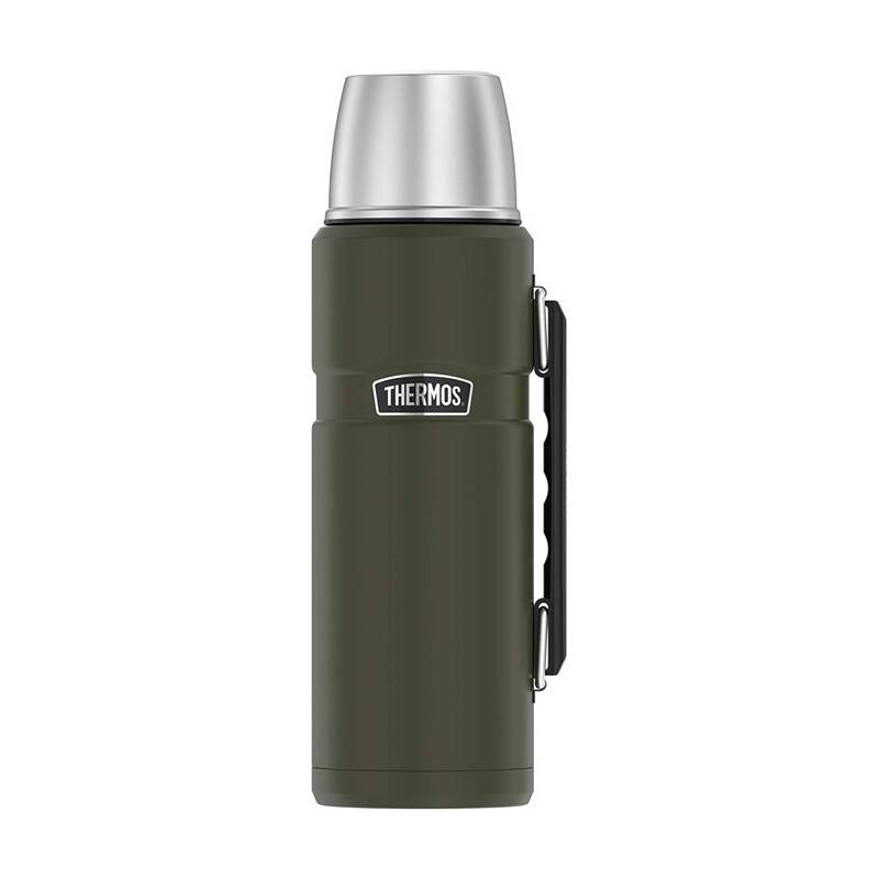 Termoska turistická s držadlem lehká vakuová nerezová ocel Thermos 1,2 l