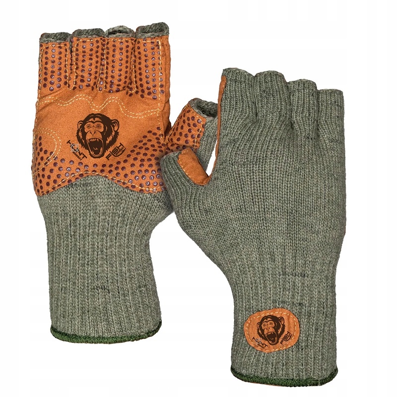 Rękawiczki Wędkarskie Fish Monkey Wooly Glove Green HM713-XXL
