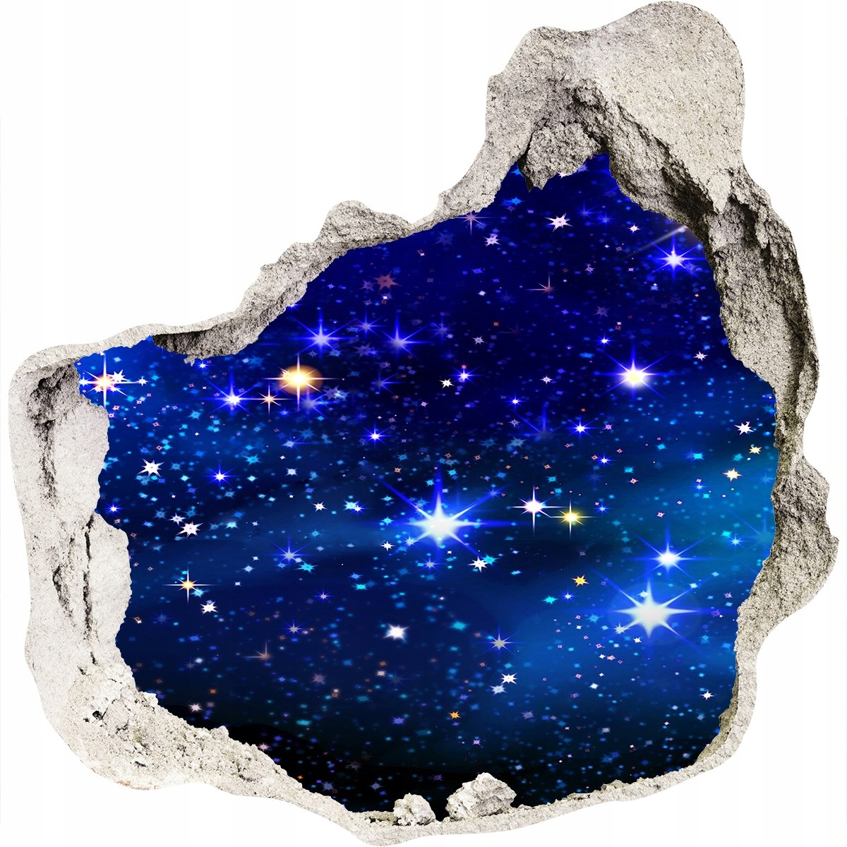 

Foto zdjęcie dziura na ścianę Gwieździste niebo