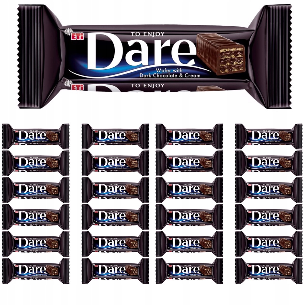 Eti Dare Oplatka v čokoládě s krémem 50g 24 kusů