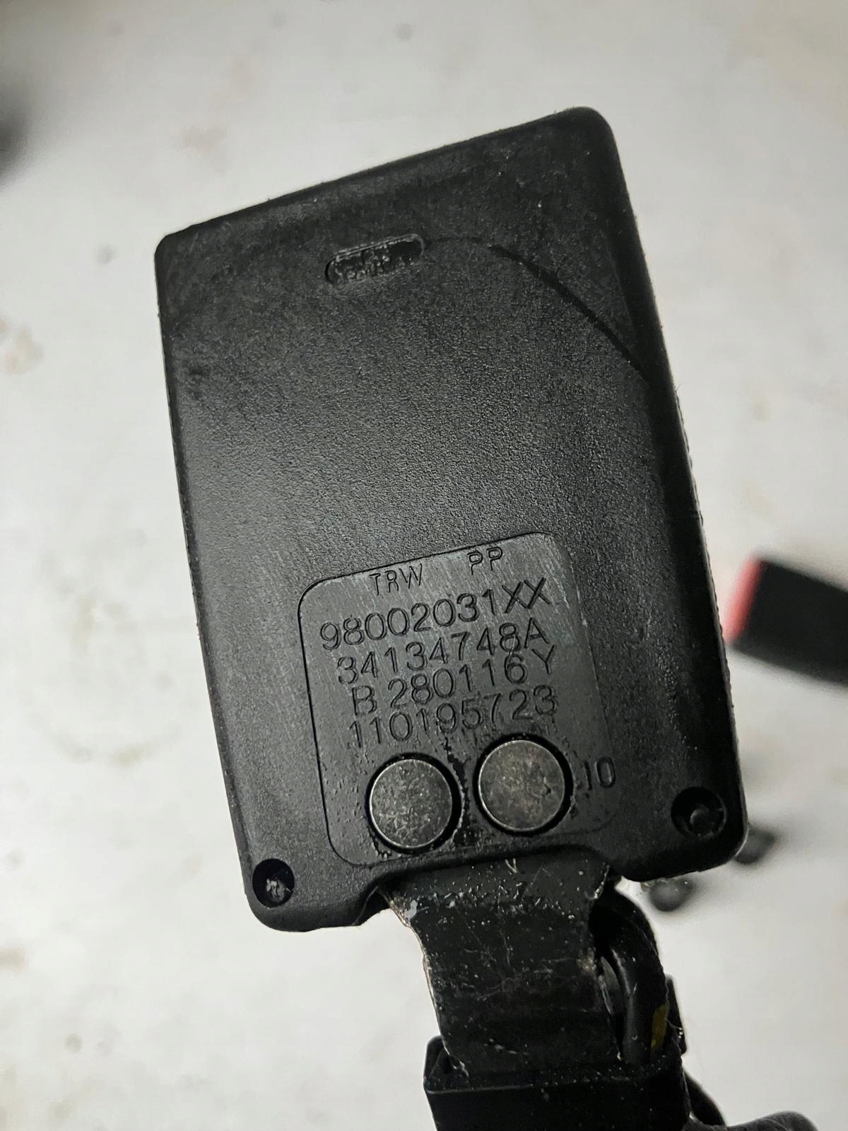 ZAPINKI PASOW de Sécurité KANAPY Arrière Vis 308 T9 SW