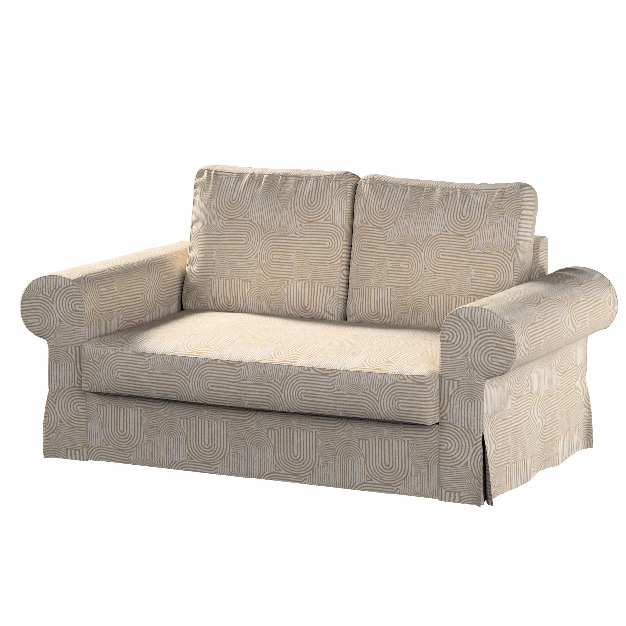 Poťah na 2-miestnu rozkladaciu pohovku Ikea, béžovo-ecru