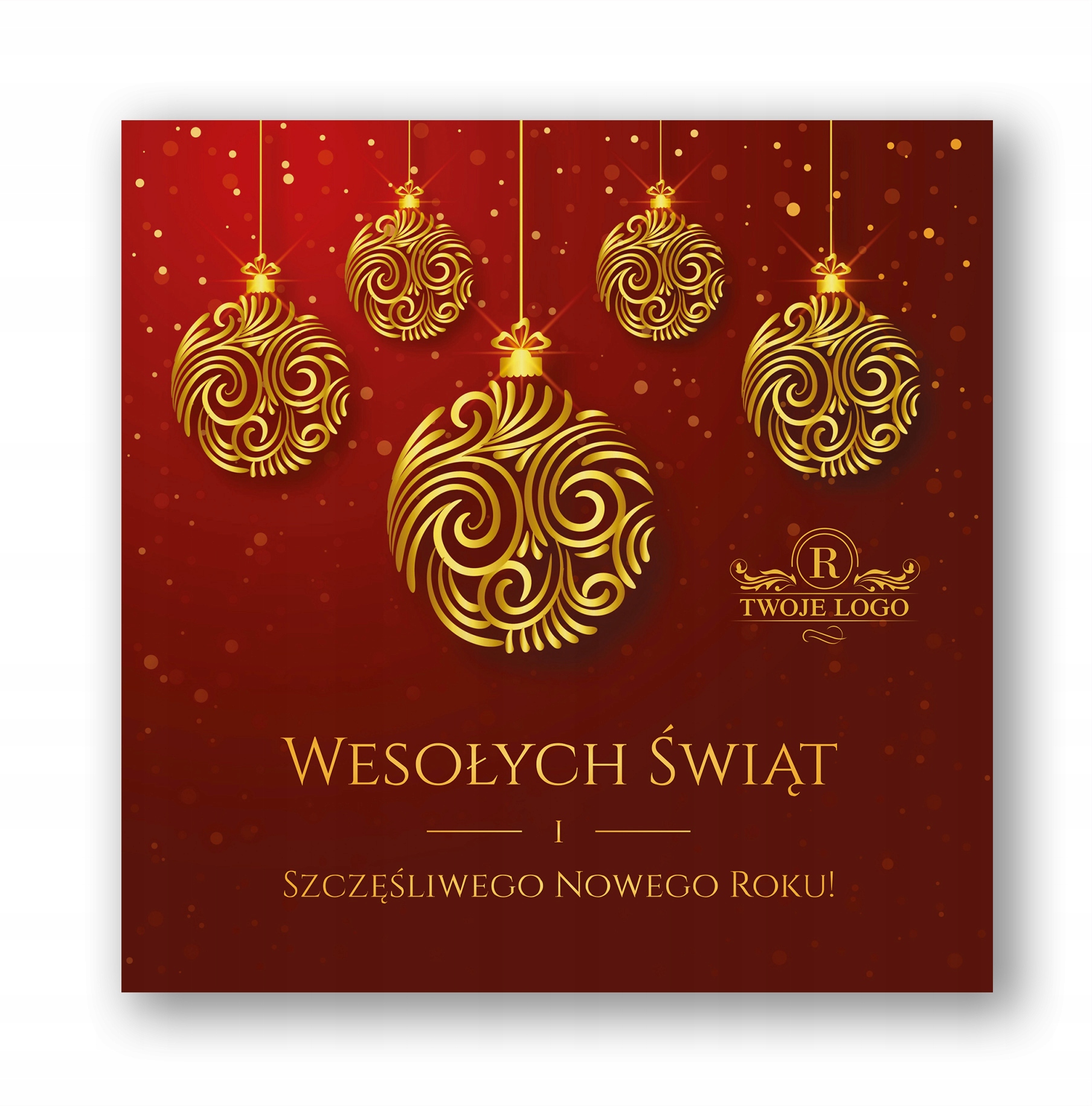 

Firmowe Kartki Świąteczne Z Logo koperta 10szt
