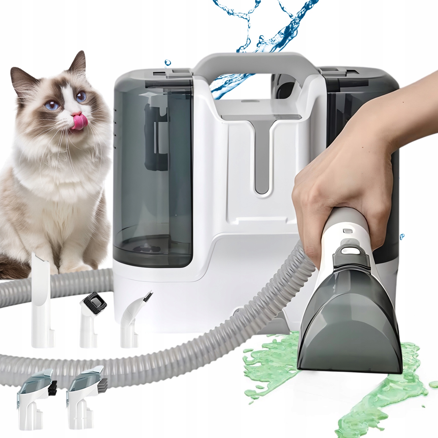 Vysavač Na Koberce Sofa Dvojitý Zásobník Na Vodu Čistící Stroj