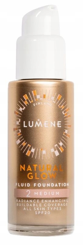 Lumene Natural Glow Fluid Foundation Rozjasňující Podkladová Báze 2 Medium