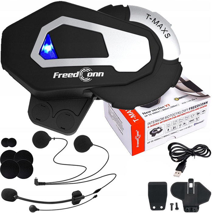 

Interkom Bluetooth FreedConn T-Max S V3 do 6 osób