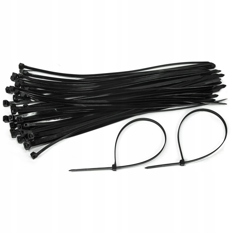 Opaski Kablowe Zaciskowe 2,5x100mm 100szt Uv