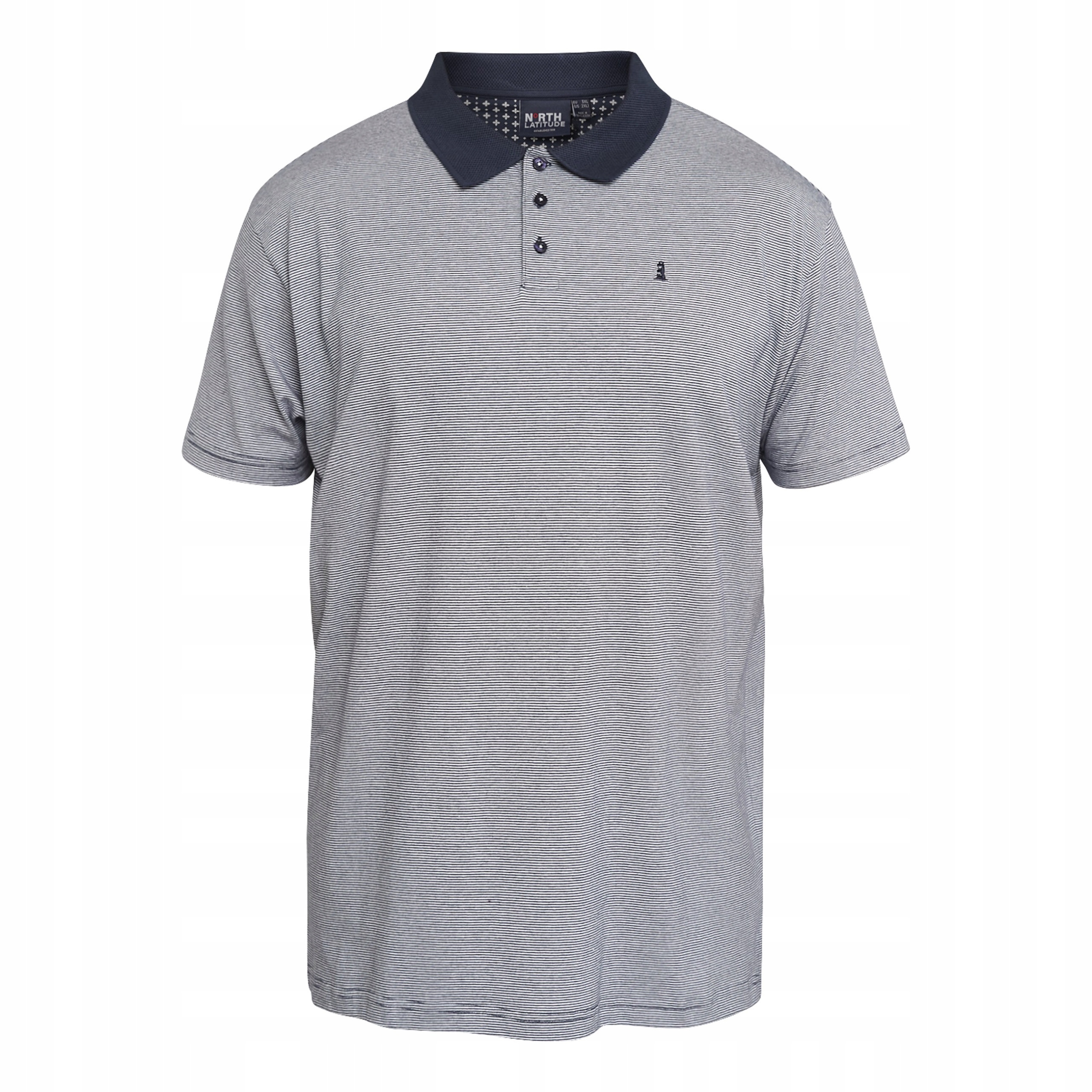 North Latitude Polokošile Velké Velikosti S Pruhy 3XL