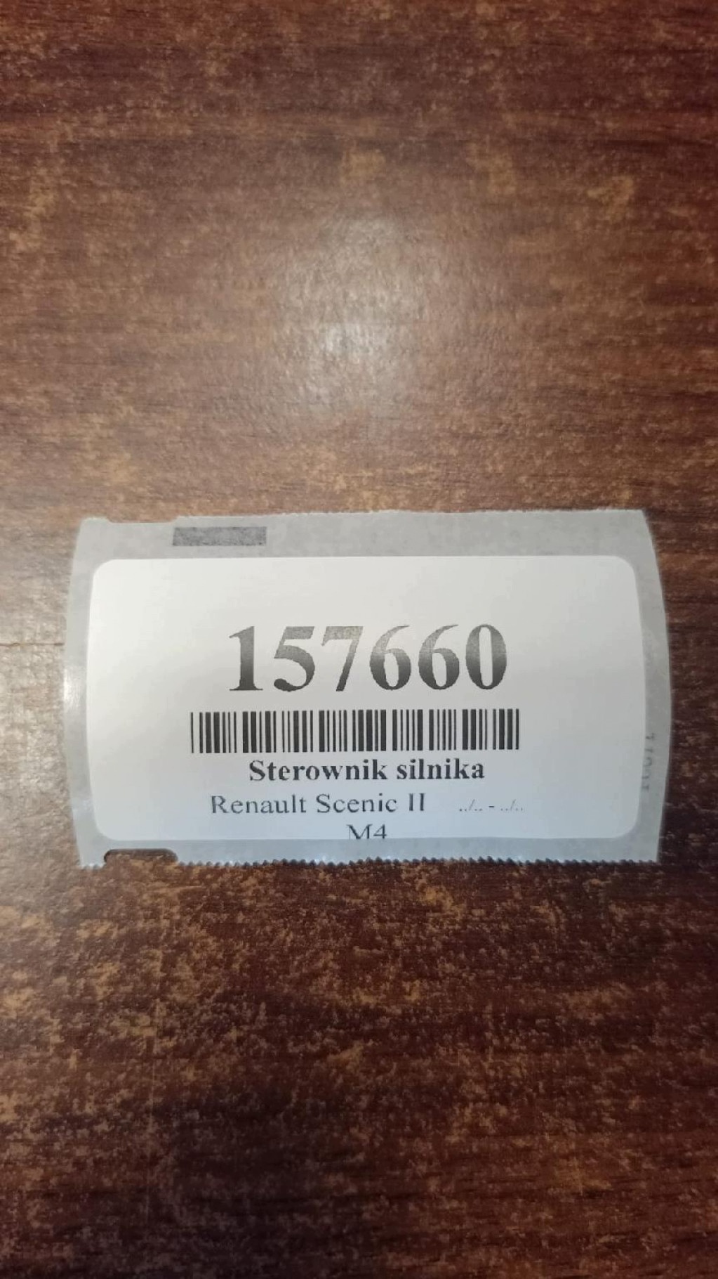 RENAULT SCENIC II control unit of the engine 0281011275