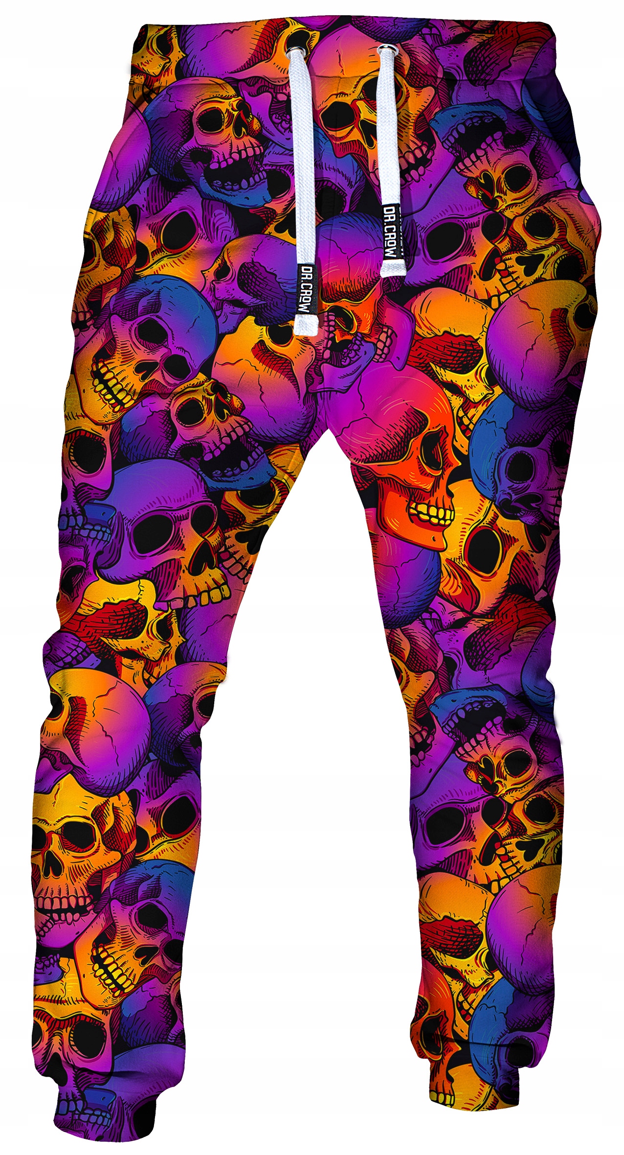 

D Spodnie Dresowe Print Dr.crow Ombre Skulls XL