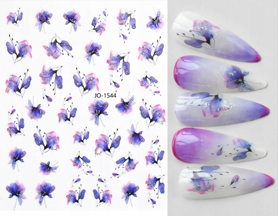 NAKLEJKI NA PAZNOKCIE SAMOPRZYLEPNE 3D