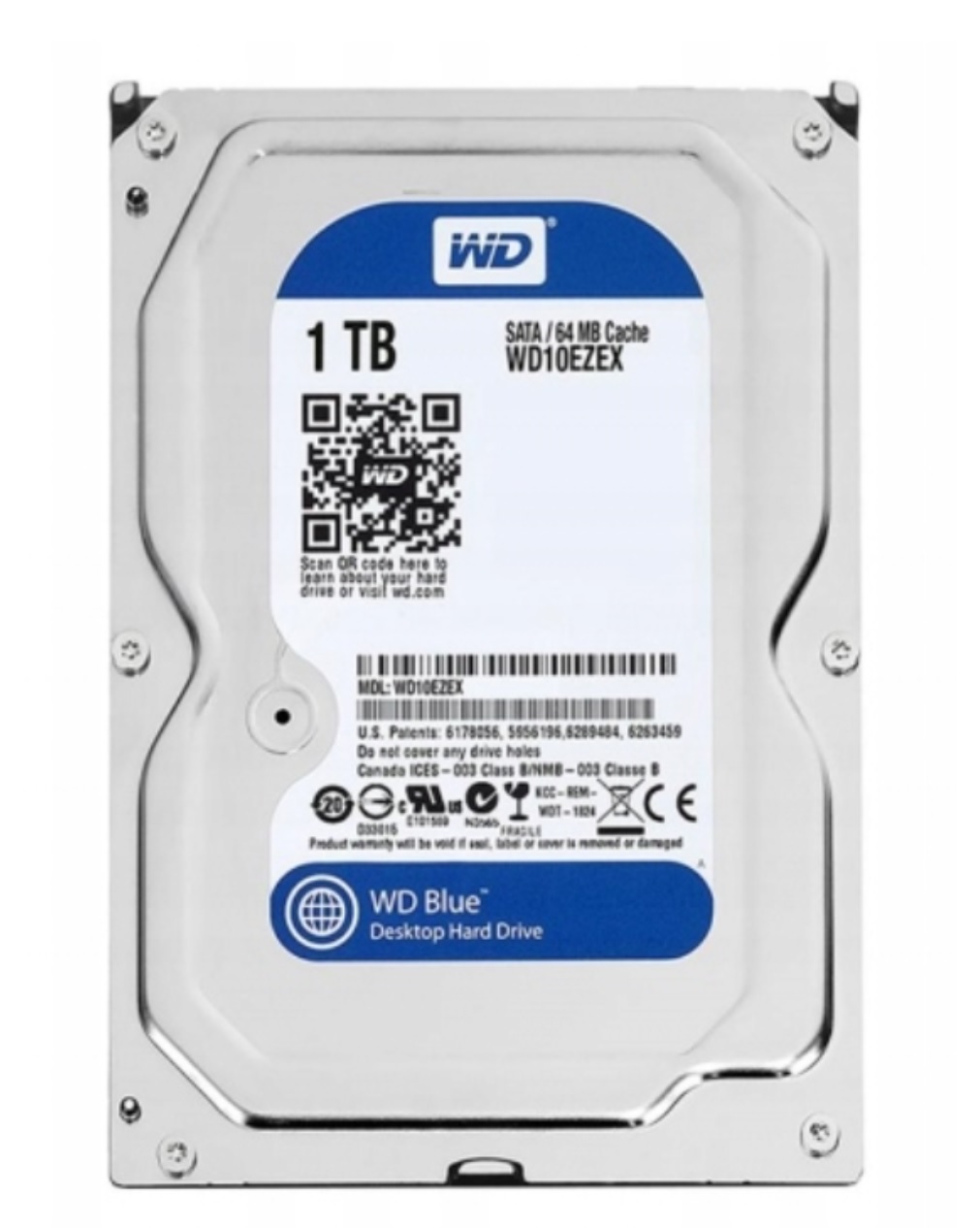 Pevný Disk Wd Modrý WD10EZEX 1TB 3.5" Sata