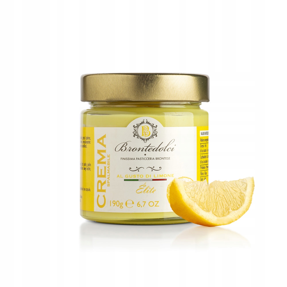 3X Brontedolci Citronový Krém Spalmabile 190g Itálie