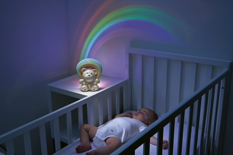 CHICCO MIŚ RAINBOW 3w1 PROJEKTOR LAMPKA POZYTYWKA Marka Chicco