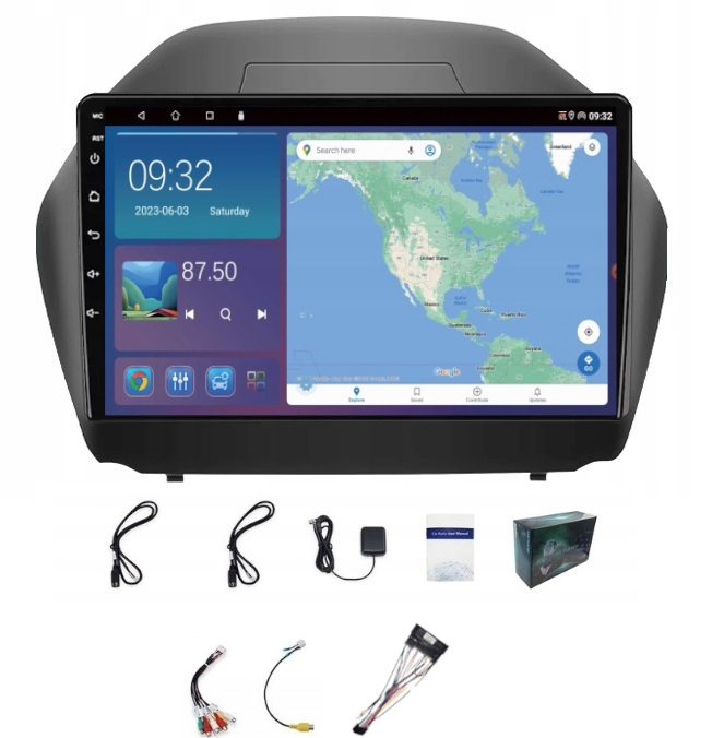 Android Rádio Navigace Hyundai IX35 2009-2015 Usb Wifi Carplay Bt 64GB