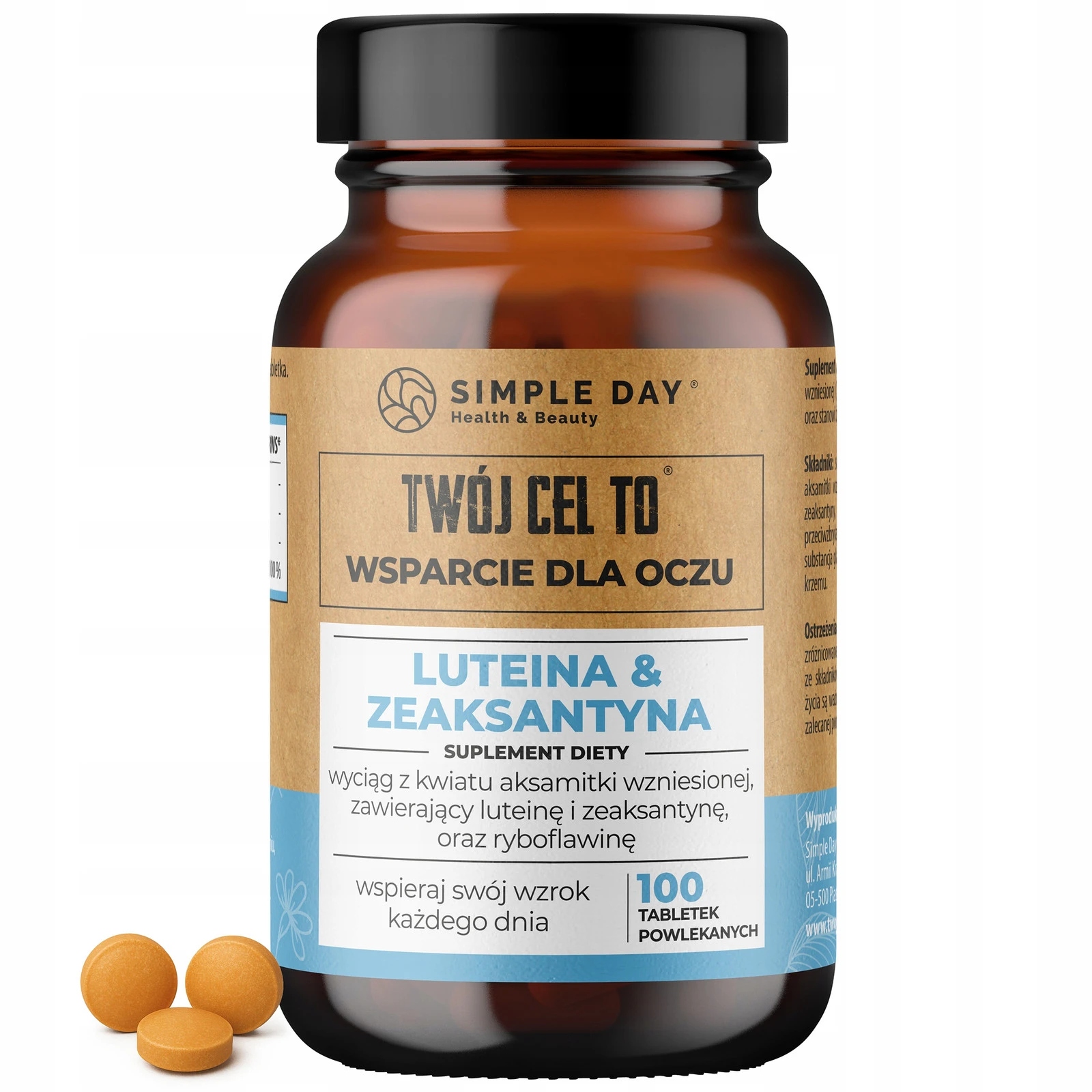 Twój Cel to Luteina & Zeaksantyna - 100 tabl.