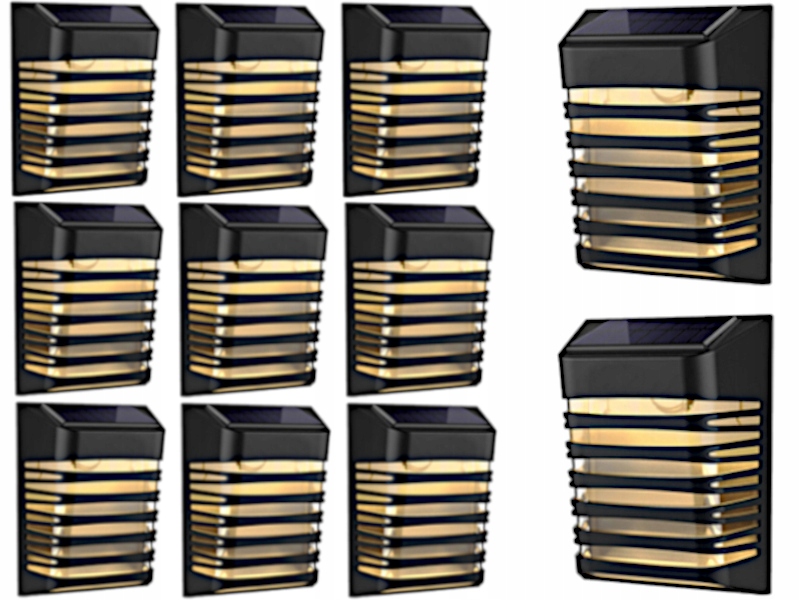 11 x Solární Led lampička na Terasa Balkon se senzorem soumraku