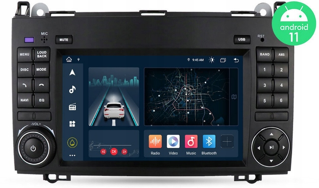 Radio nawigacja Mercedes Benz A B klasa Sprinter Vito ANDROID