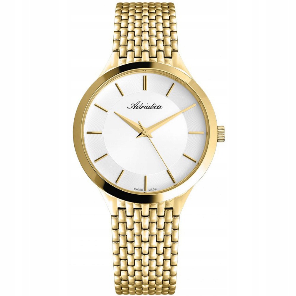 Pánské Hodinky Adriatica A1276.1113Q zlaté
