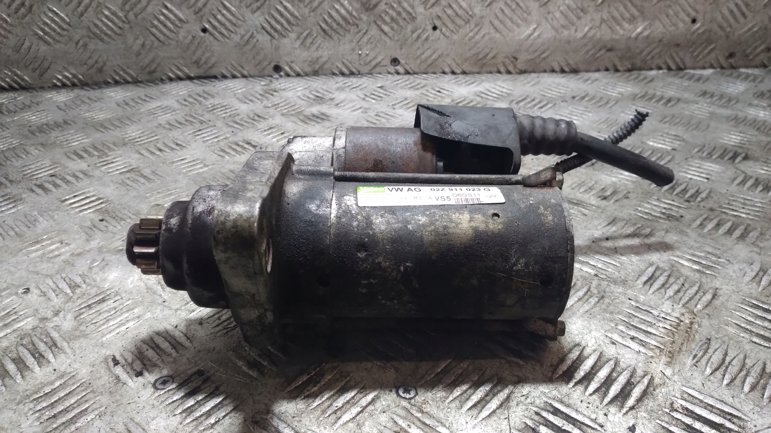 starter VOLKSWAGEN GOLF 5 plus 02Z911023G