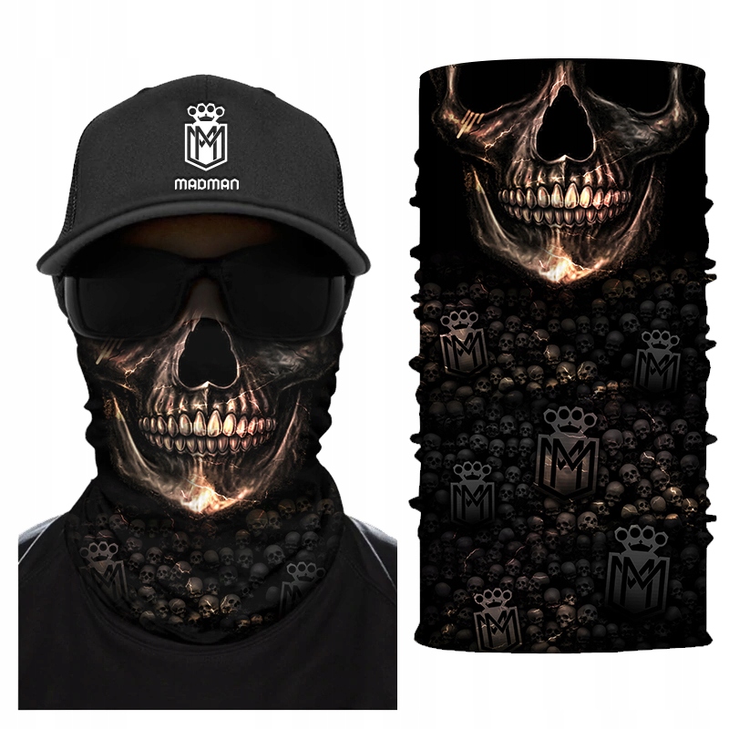 

Kominiarka Chusta na twarz Komin Bandana Czacha