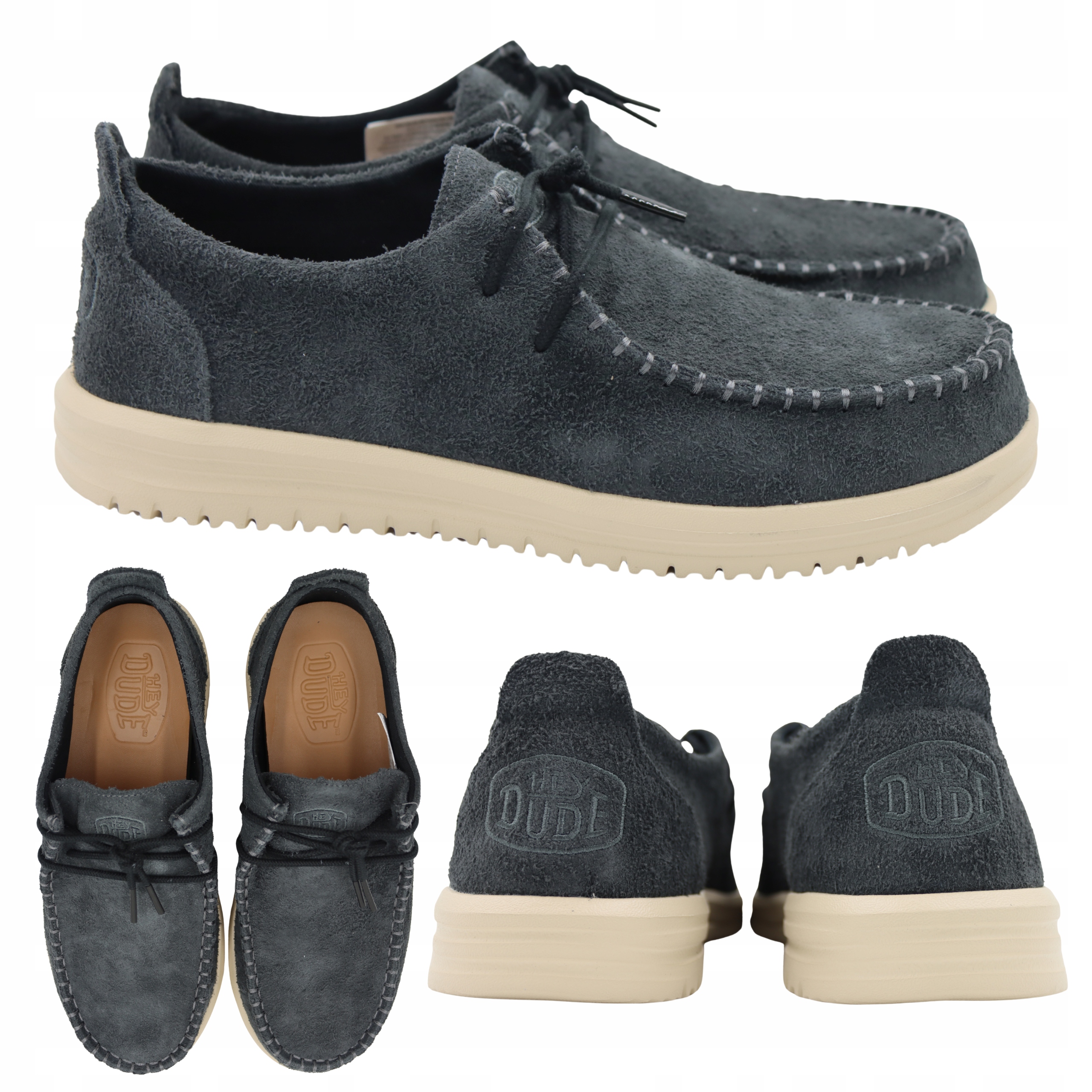 Pánské Lehké Semišové Mokasíny Heydude Nxt Moc 43772 0OH vel. 41