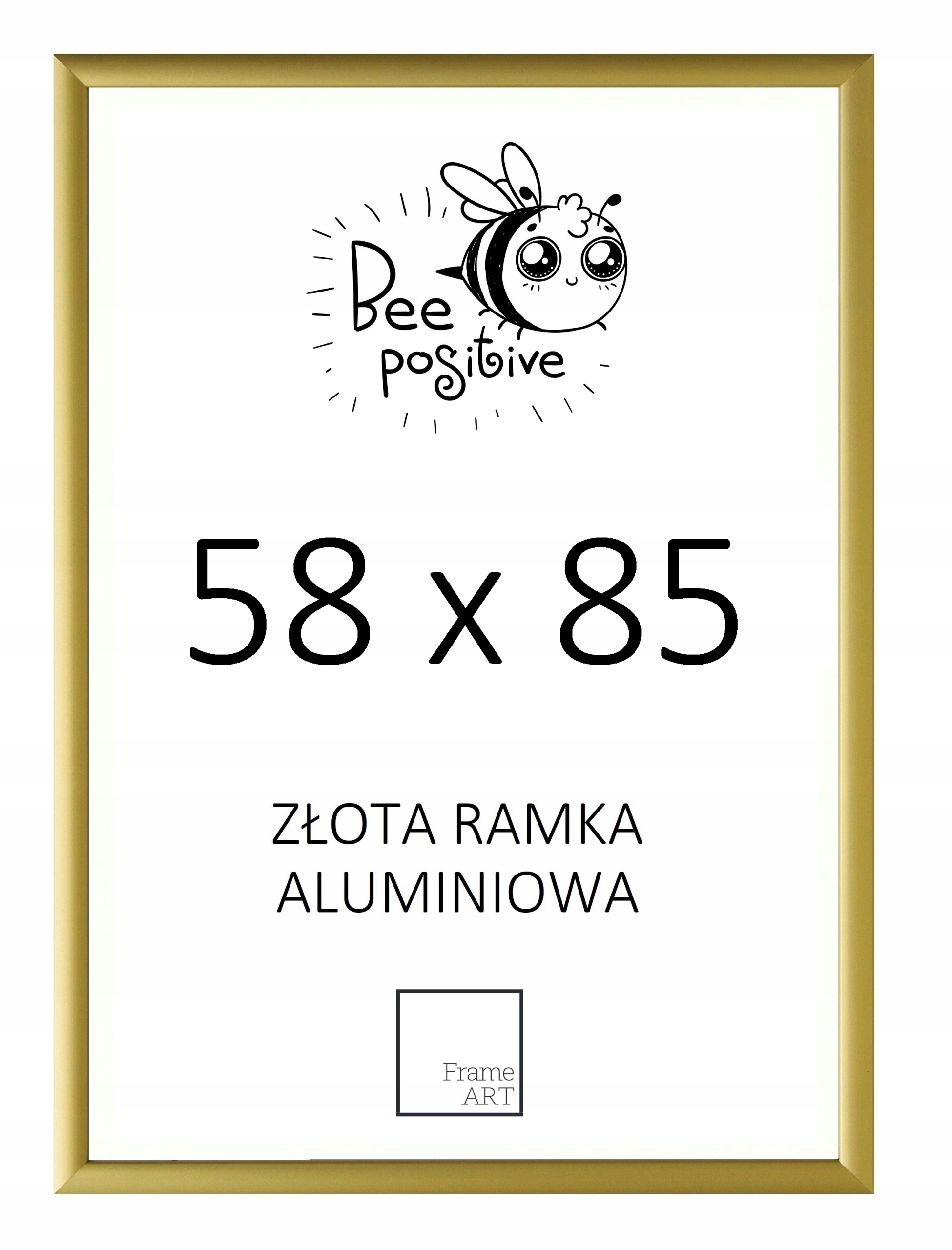 

Złota Rama Aluminiowa 58x85 Plakat 85x58 Puzzle