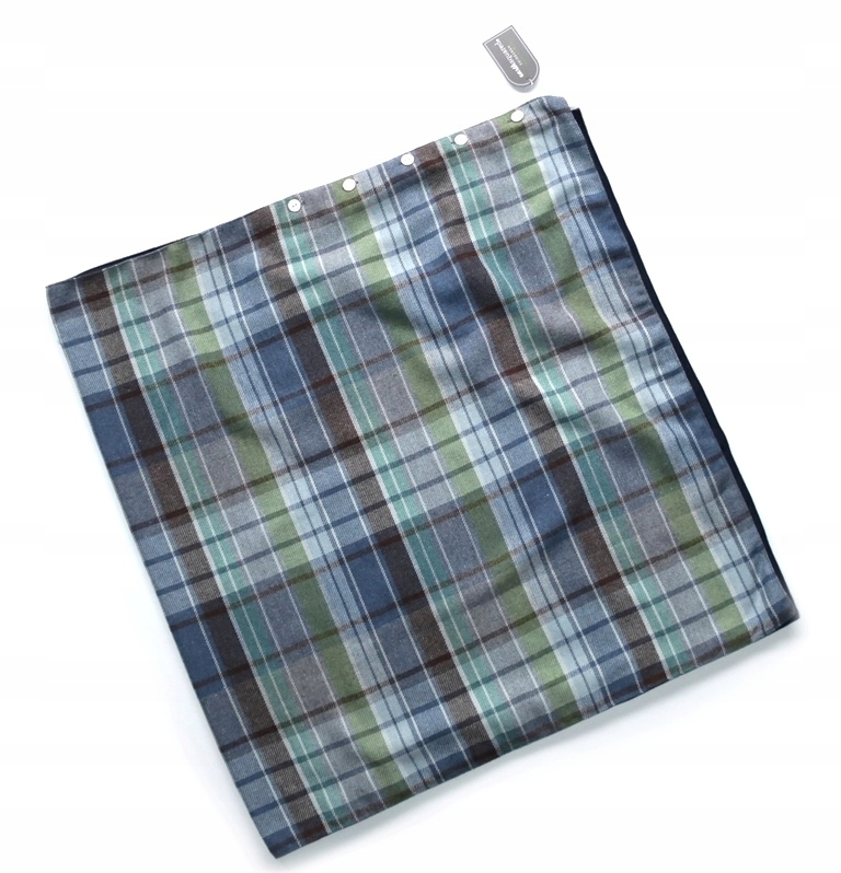 Earth Squared Tvídové Kostkované Pončo S Vlněnou Vlnou, Anglický Styl