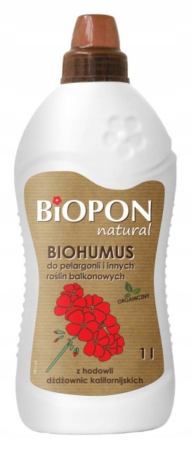 

Biopon Natural Biohumus do pelargonii 1L