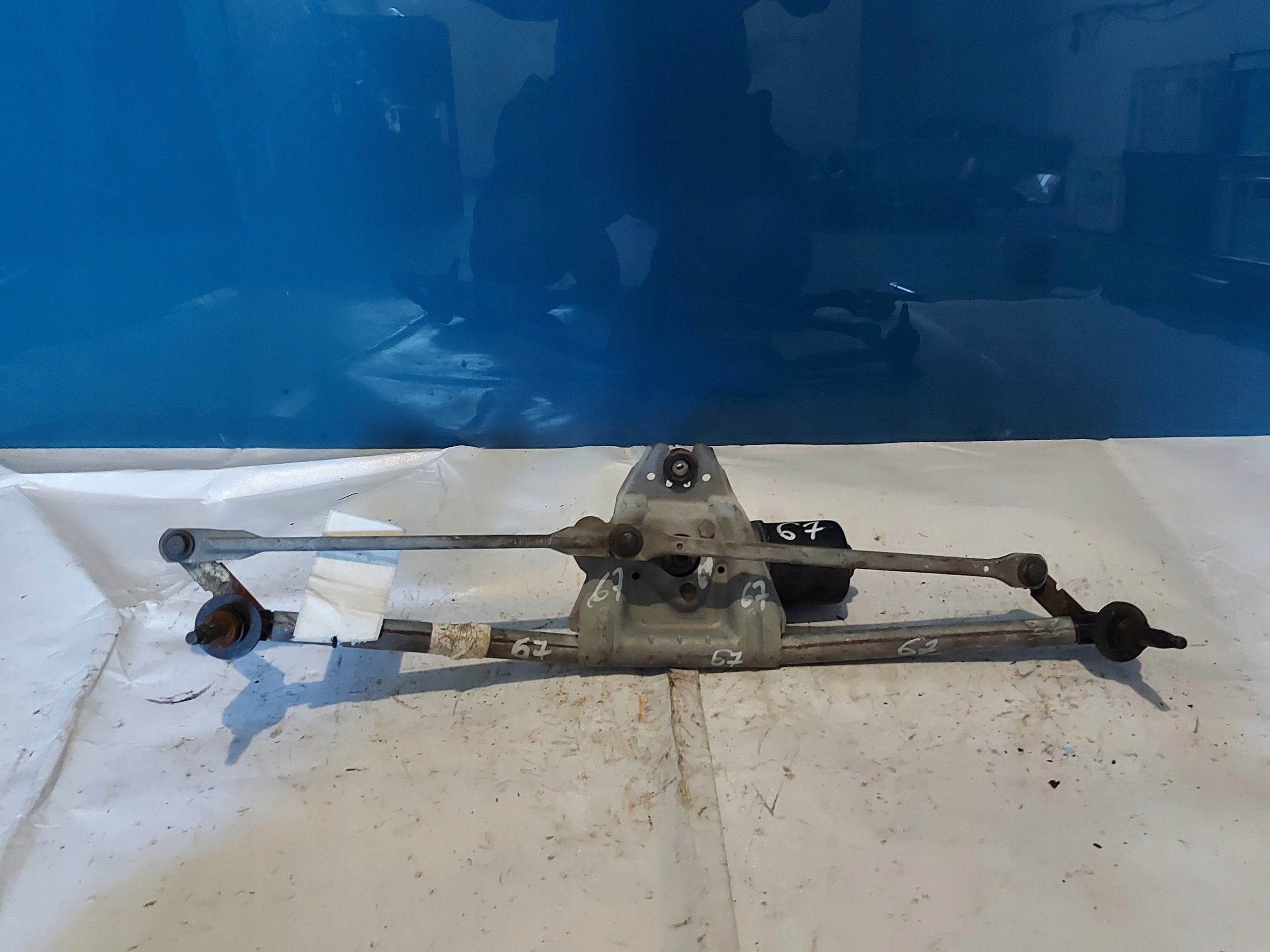 wiper mechanism KANGOO 2001 R 54115517 front