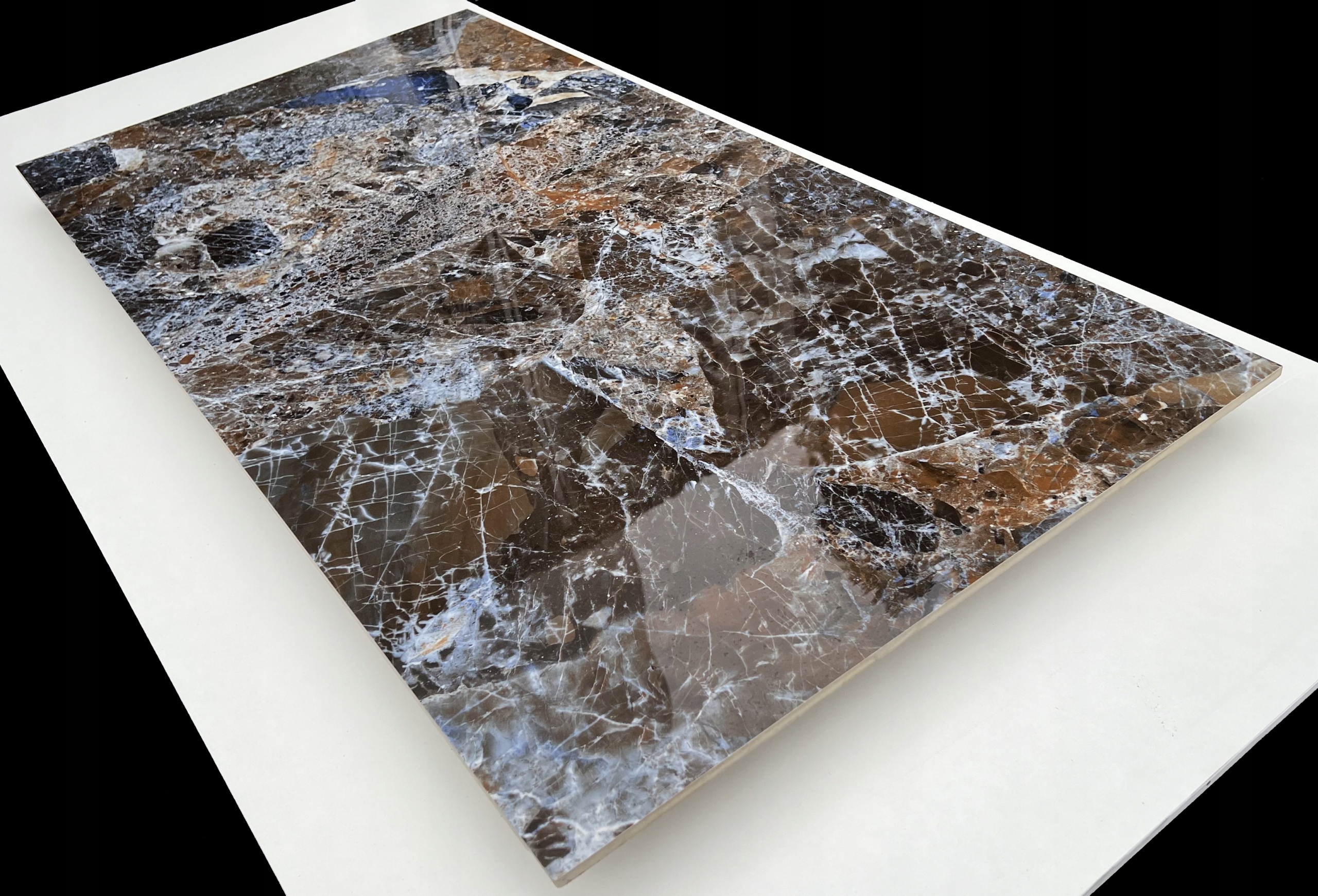 PŁYTKI GRES MARMUR LITE BLUE POLER 60x120 GAT.1 na ścianę i podłogę. Kod producenta LITE BLUE POLER 60x120 GAT.1