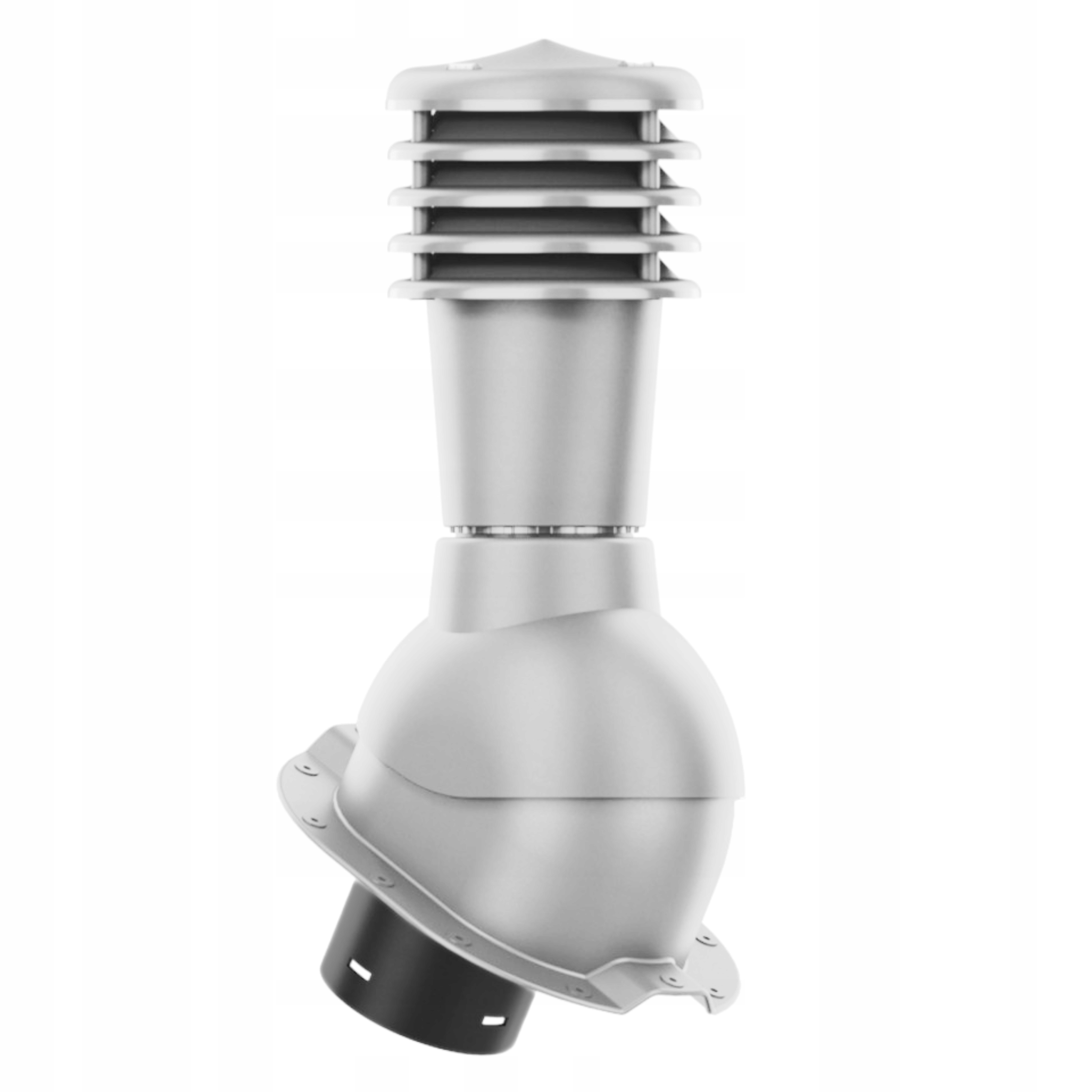 Větrací komín nezateplený Smart fi125 pro Budmat Taira Světle Šedý 70