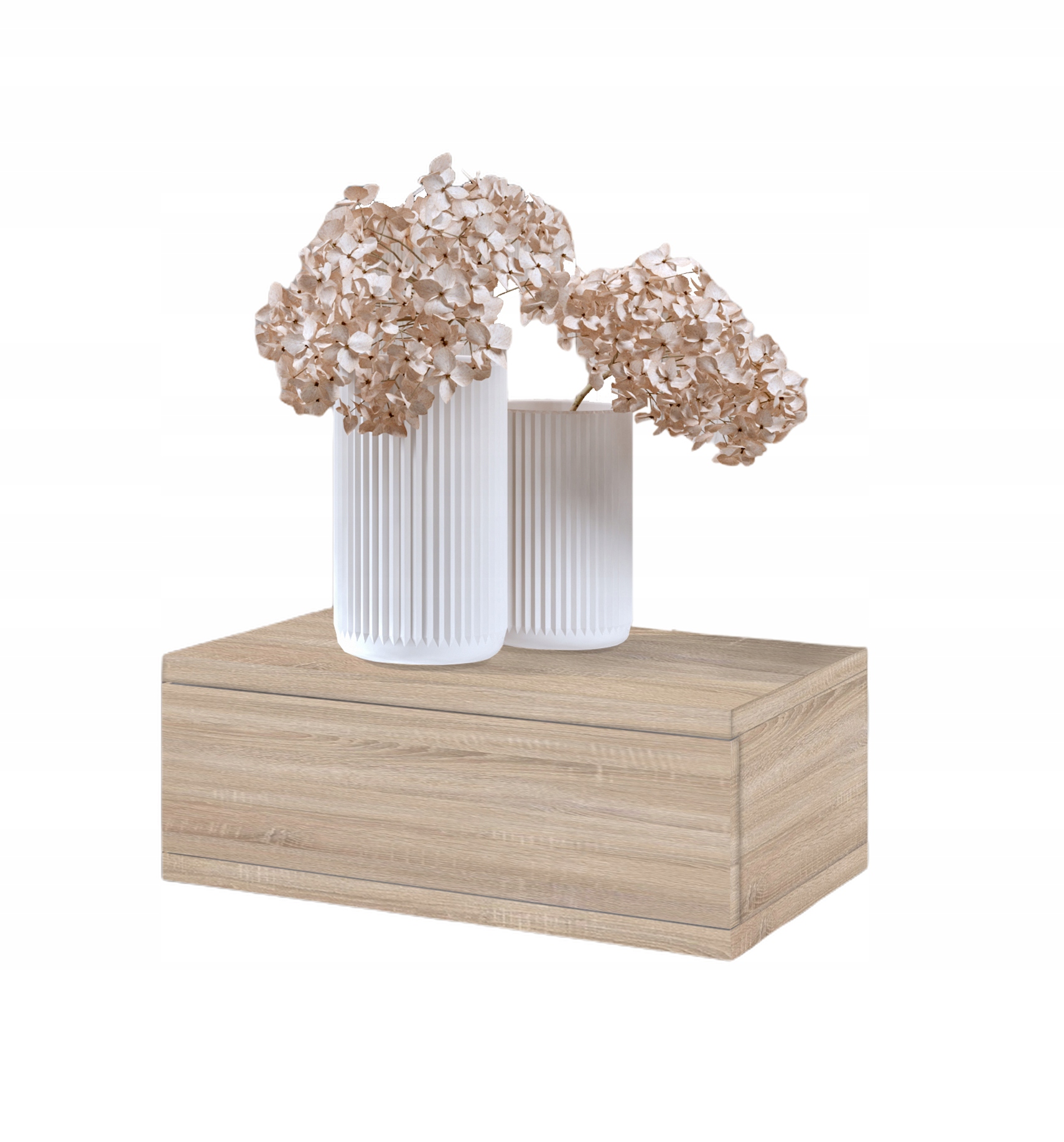 SZAFKA NOCNA WISZĄCA LOFT Z SZUFLADĄ NOWOCZESNY STYL, DĄB SONOMA