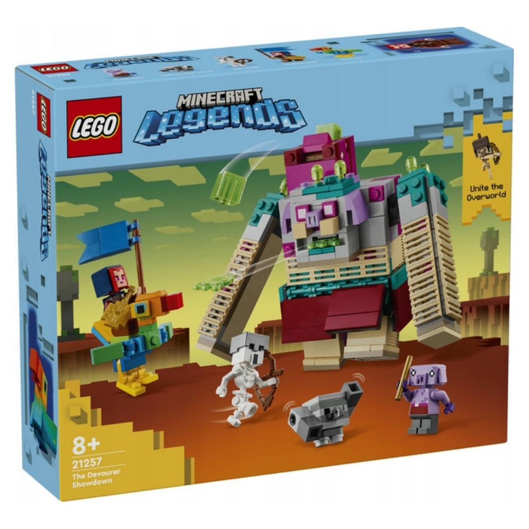 LEGO MINECRAFT DECYDUJĄCE STARCIE Z DEWASTATOREM 21257 EAN (GTIN) 5702017589701