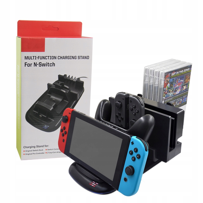 

Podstawka ładująca stojak na akcesoria Switch