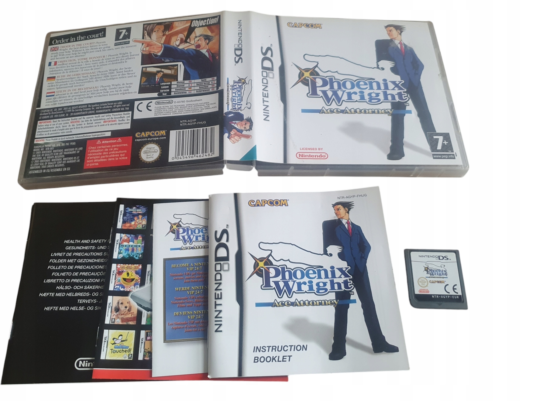 Phoenix Wright: Ace Attorney Nintendo DS в упаковке