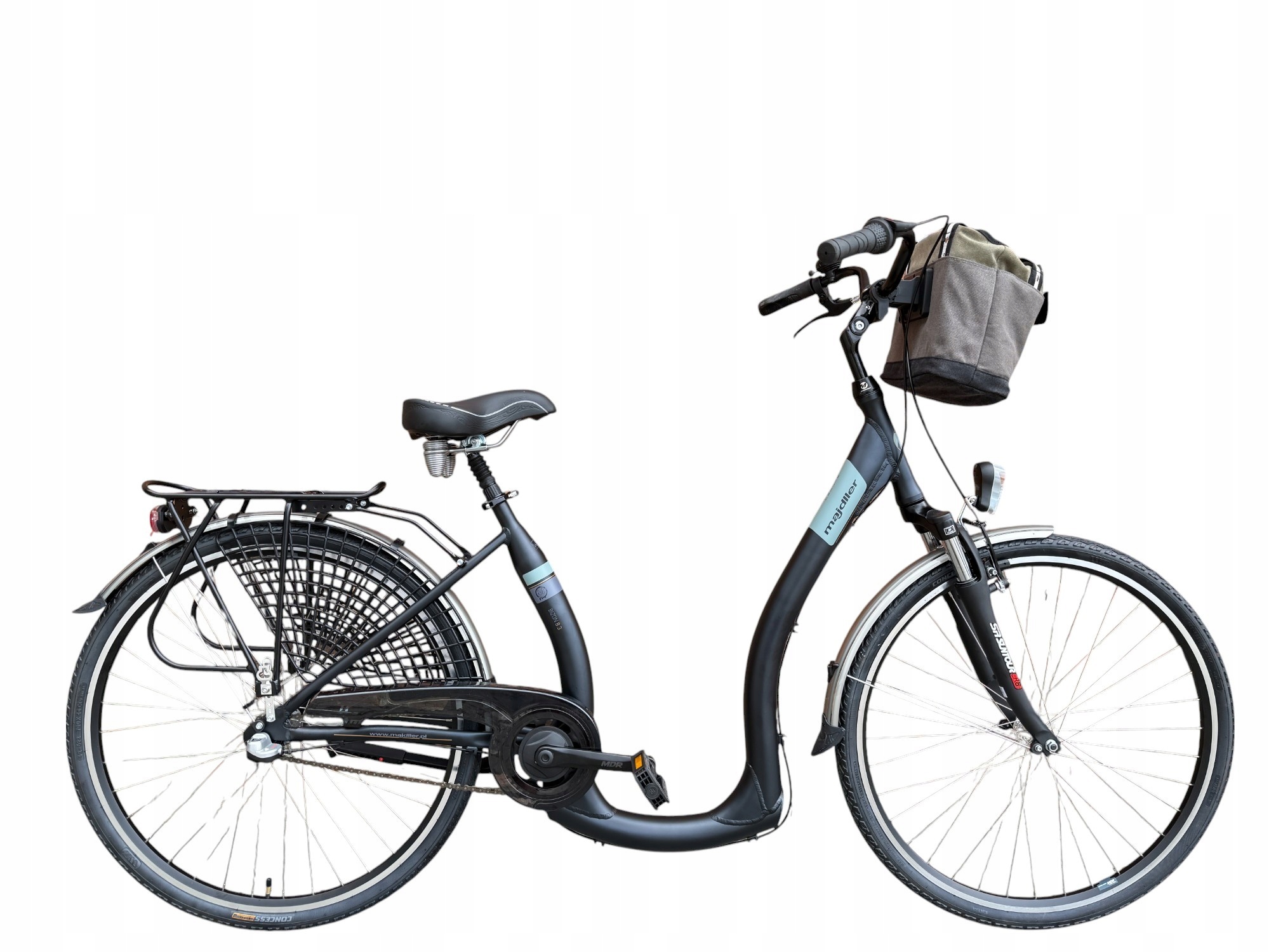 Rower miejski Majdller Bizon 8.3, Nexus 3, niska aluminiowa rama