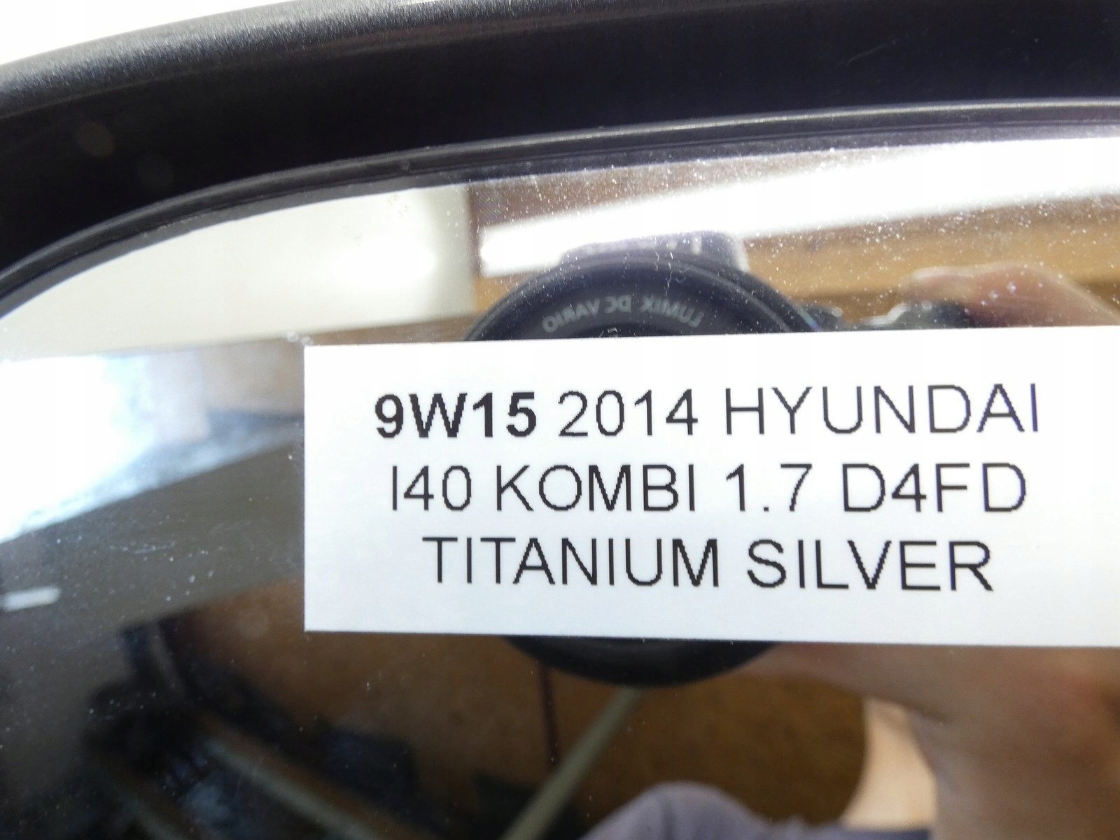 mirror exterior left HYUNDAI I40 11-15R TITANIUM SILVER 8 PIN