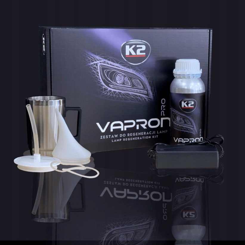K2 Vapron регенерация фар комплект 600 мл PRO