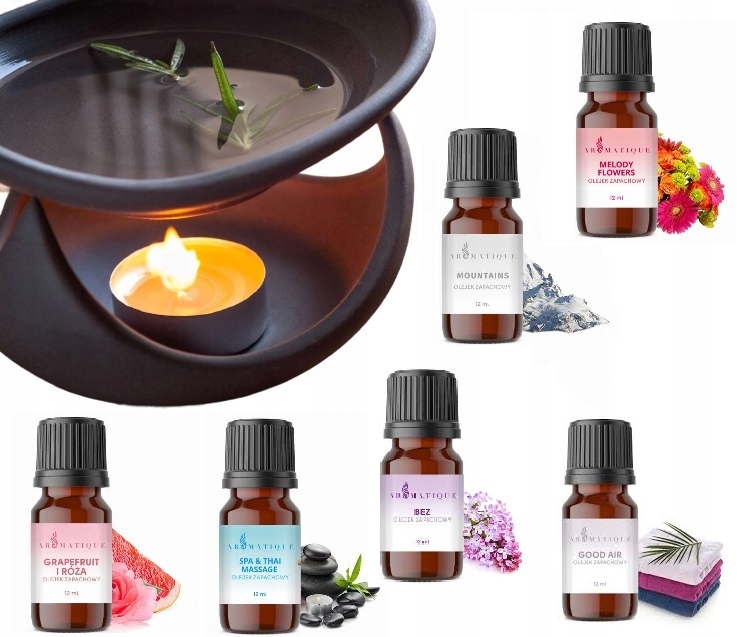 

Olejki Zapachowe Aromaterapia Zapachy Dużo 12ML