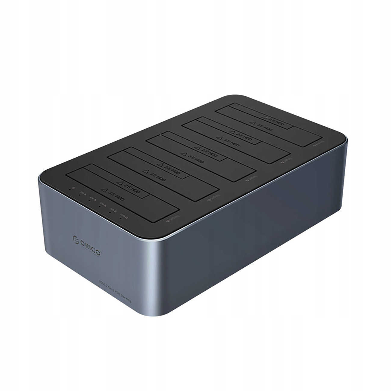 Dokovací stanice Orico 6656C3-C offline pro 5 disků Sata 2.5/3.5 šedá