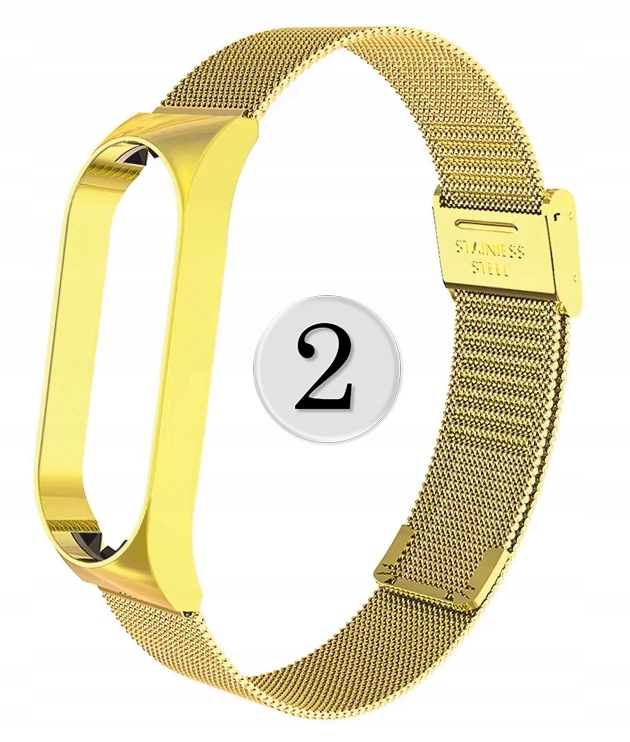 Pasek do Xiaomi Mi BAND 4/ 5 / 6 / 7 Opaska Stalowa do Zegarka KOLORY WYBÓR Długość 250 mm