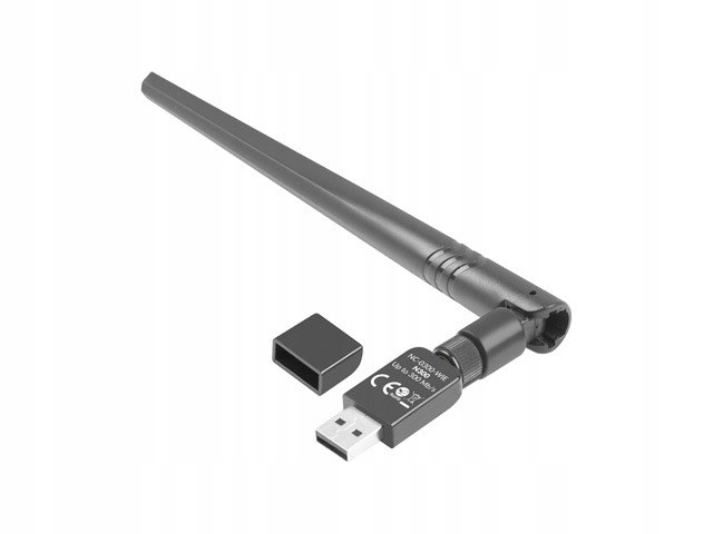 Karta sieciowa Lanberg N300 NC-0300-WIE (usb 2.0,