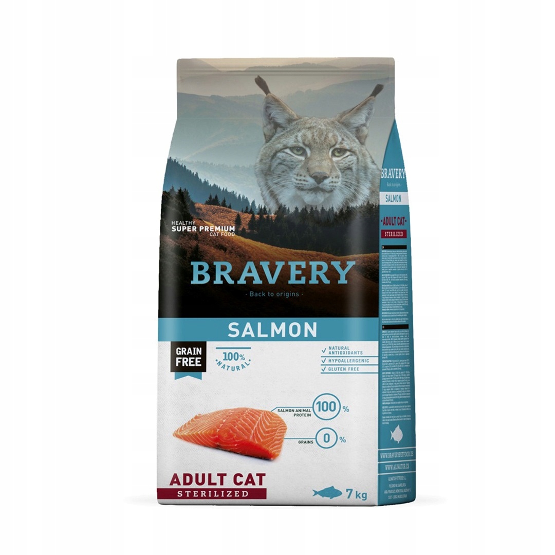 Bravery Cat 7 Kg Sterilized Salmon