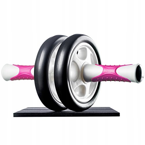 Roler do ćwiczeń Ultrasport Ab Roller podwójny z matą