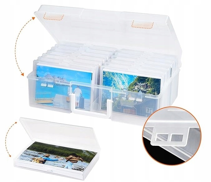 Album Etui Organizer Pojemnik Pudełko Na Zdjęcia 14 x 100 Szt (10 x 15 CM)