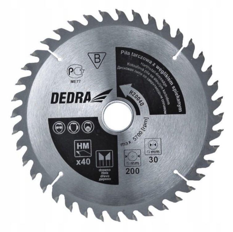 

Dedra H25040 Piła tarczowa 250x40x30